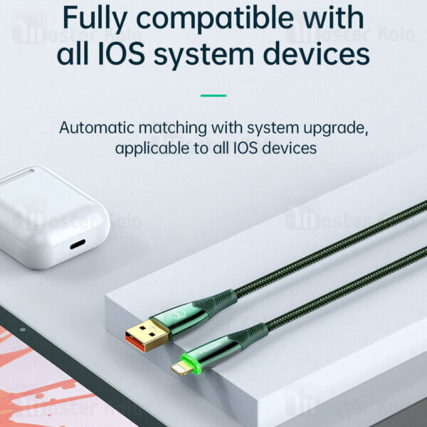 کابل آیفونی Mcdodo CA-8060 Shark Series Auto Power Off Lightning Data Cable 3A 1.2M